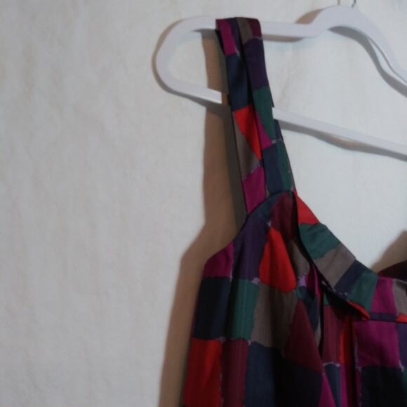 Marc by Marc Jacobs Colorful Block Pattern Women's Sleeveless Tank Top Size 8 - Picture 3 of 7